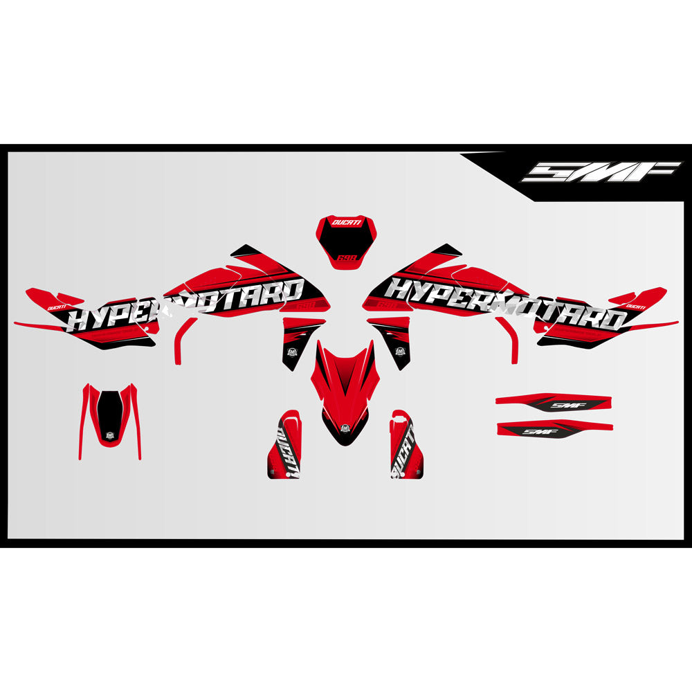 Ducati 698 Hypermotard - Graphics kit #3