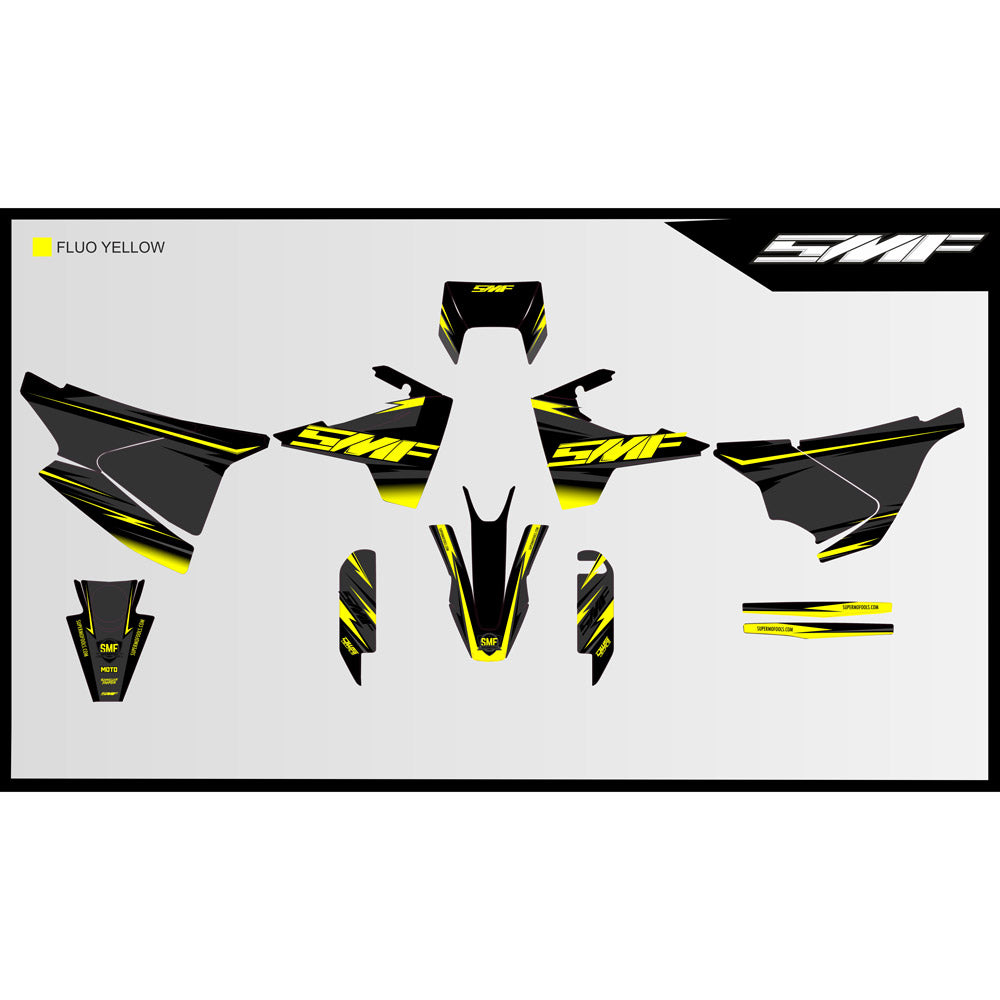 Husqvarna 701 - Fluo Graphics kit #5