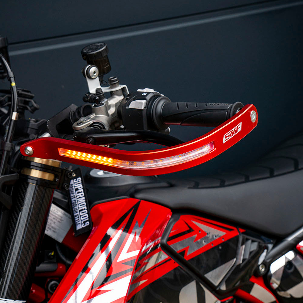 Handguards with integrated indicators