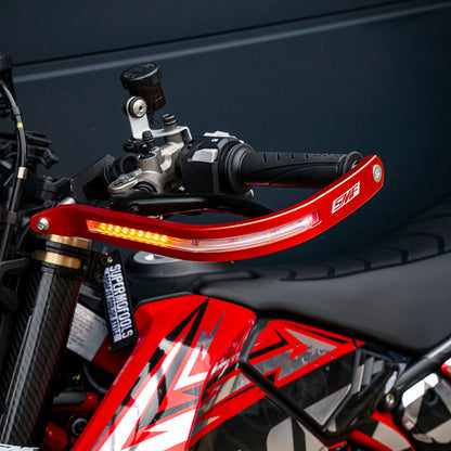 Handguards with integrated indicators