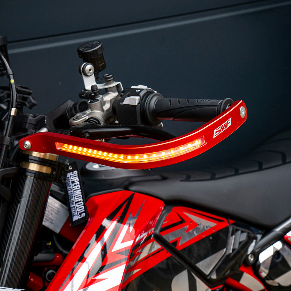 Handguards with integrated indicators