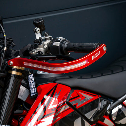 Handguards with integrated indicators