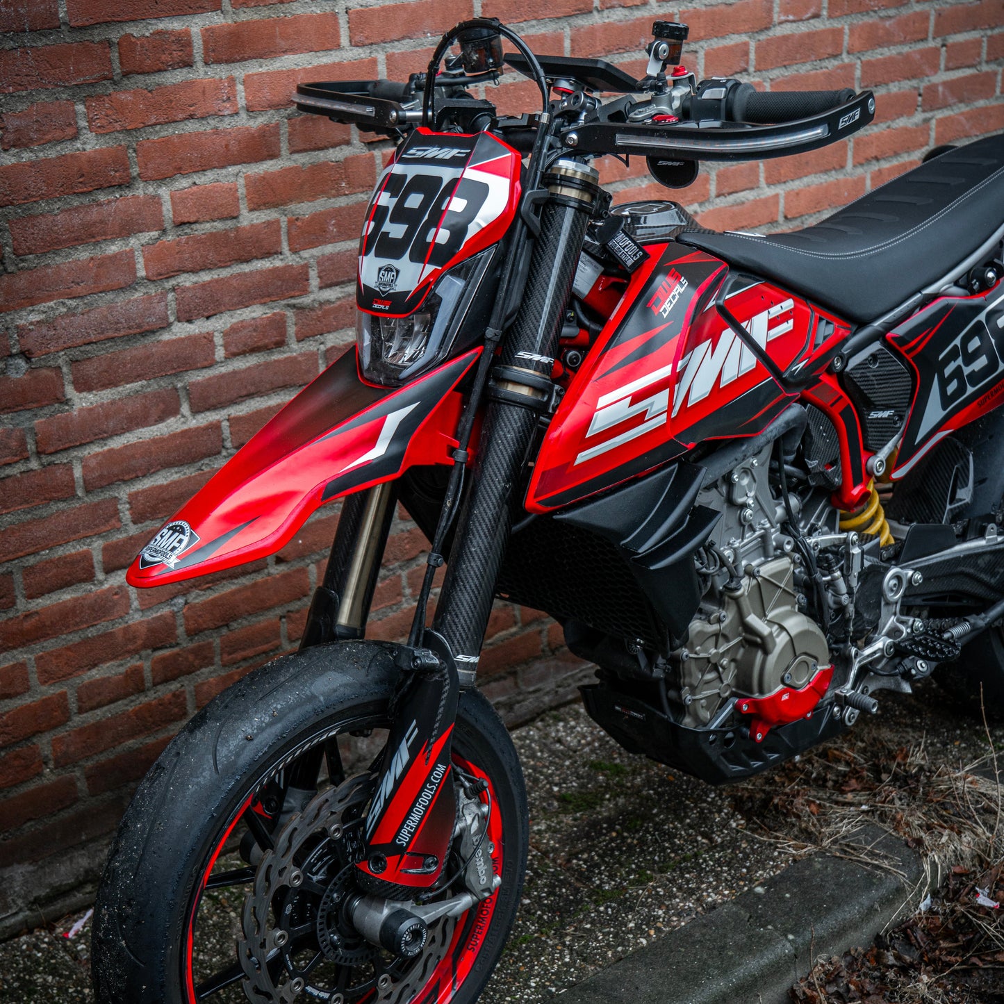 Ducati 698 Hypermotard - Matt Holographic Graphics kit #5