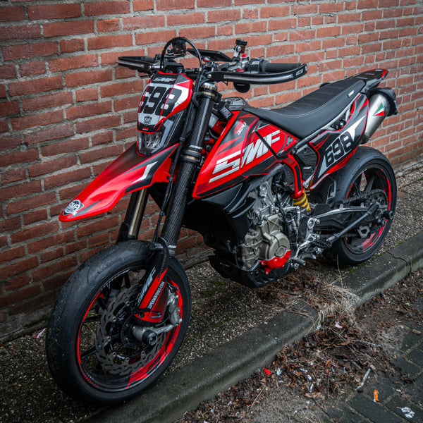 Ducati 698 Hypermotard - Matt Holographic Graphics kit #5