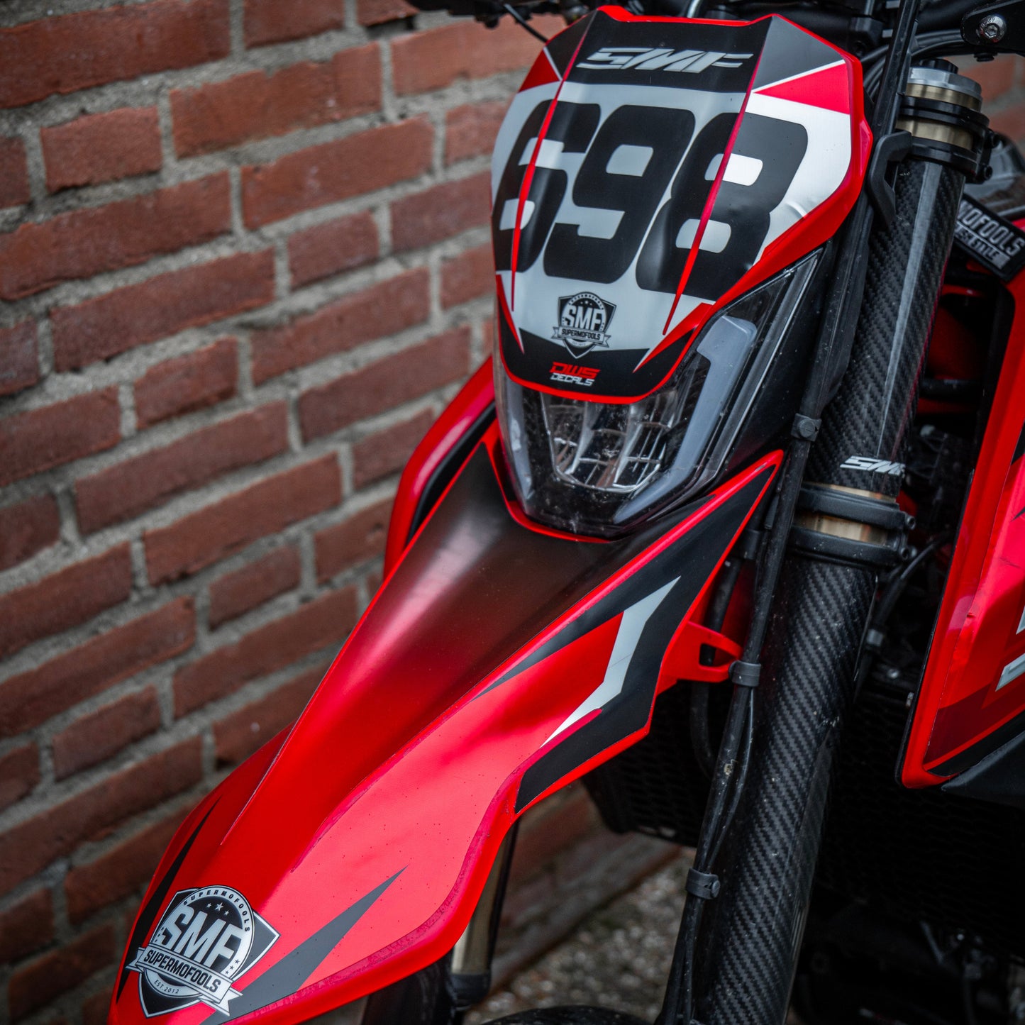 Ducati 698 Hypermotard - Matt Holographic Graphics kit #5