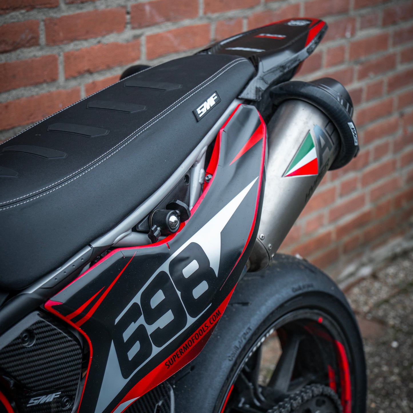 Ducati 698 Hypermotard - Matt Holographic Graphics kit #5