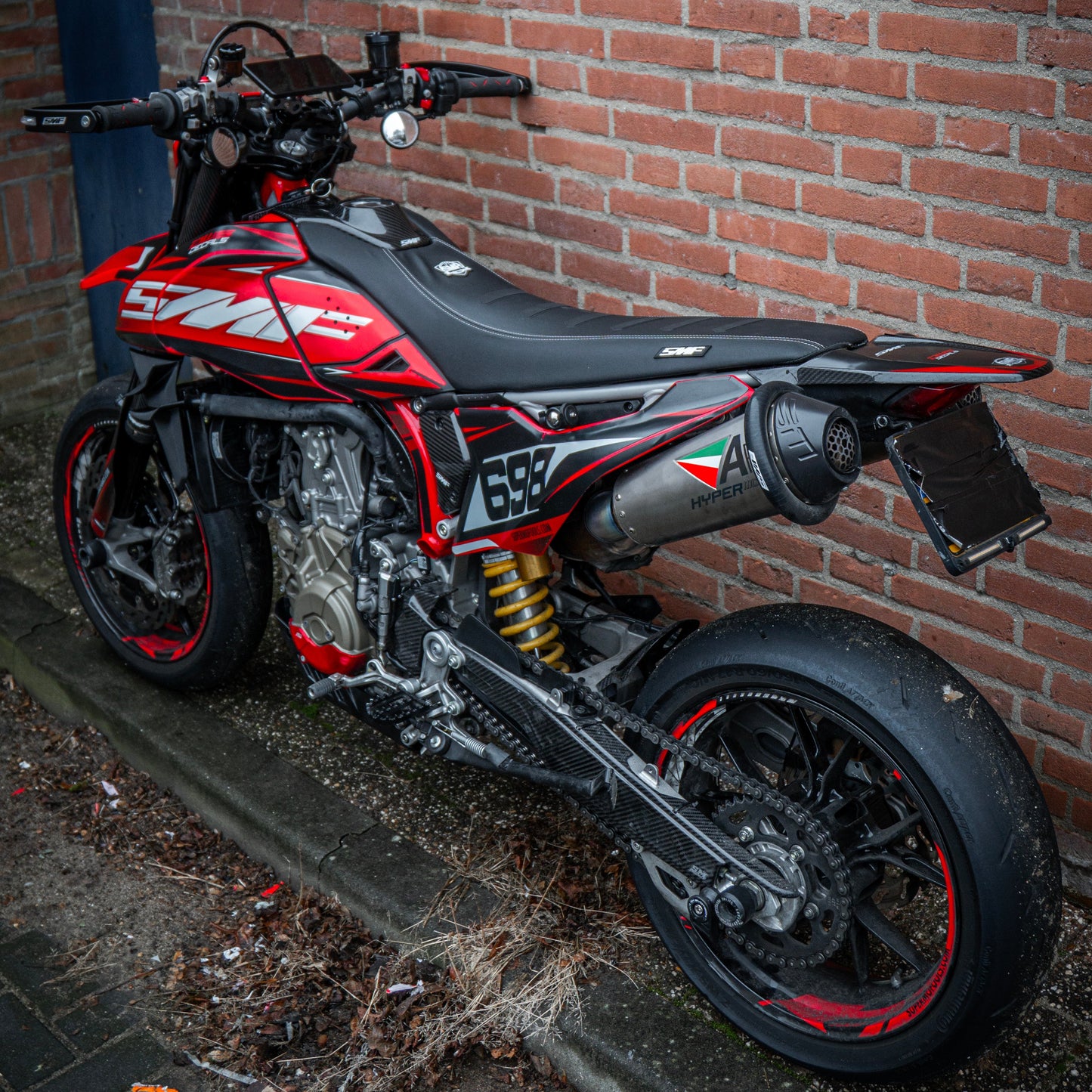 Ducati 698 Hypermotard - Matt Holographic Graphics kit #5