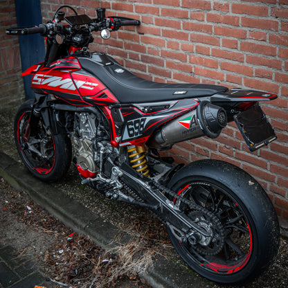Ducati 698 Hypermotard - Matt Holographic Graphics kit #5
