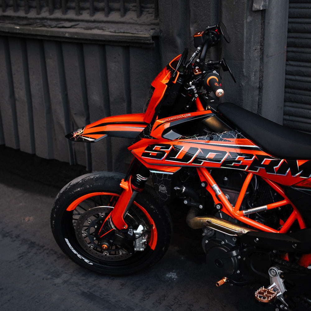 KTM 690 SMC-R - Holographic Graphics kit #2