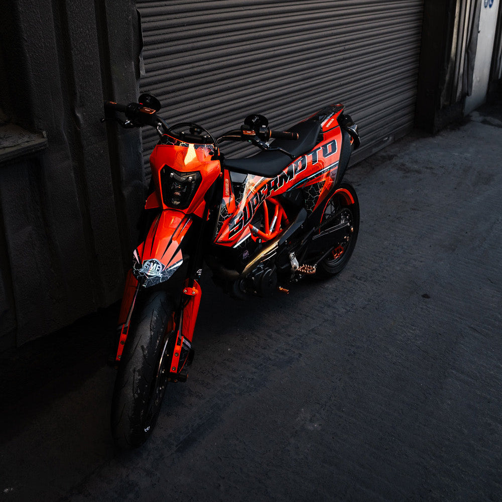 KTM 690 SMC-R - Holographic Graphics kit #2