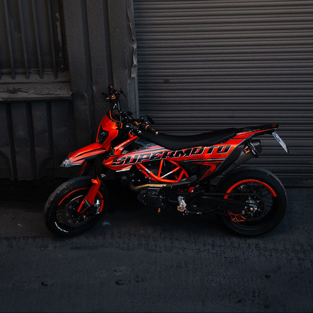 KTM 690 SMC-R - Holographic Graphics kit #2