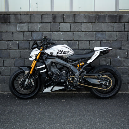 Yamaha MT-09 2024+ – Weißes Dekor-Kit