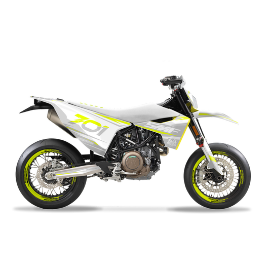 Husqvarna 701 - Fluo Graphics kit #3