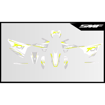 Husqvarna 701 - Kit grafiche fluo n. 3