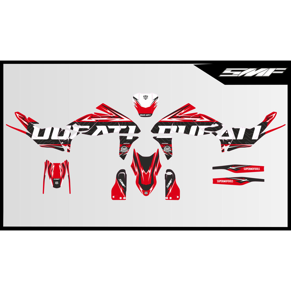 Ducati 698 Hypermotard - Holographic Graphics kit #2