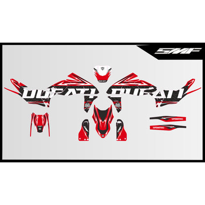 Ducati 698 Hypermotard - Holographic Graphics kit #2