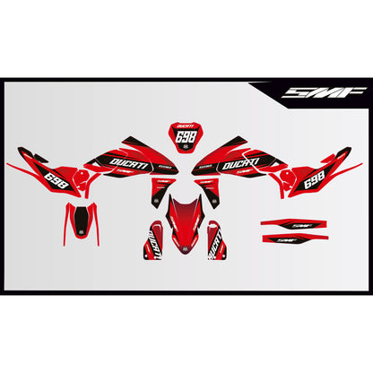 Ducati 698 Hypermotard - Graphics kit #4
