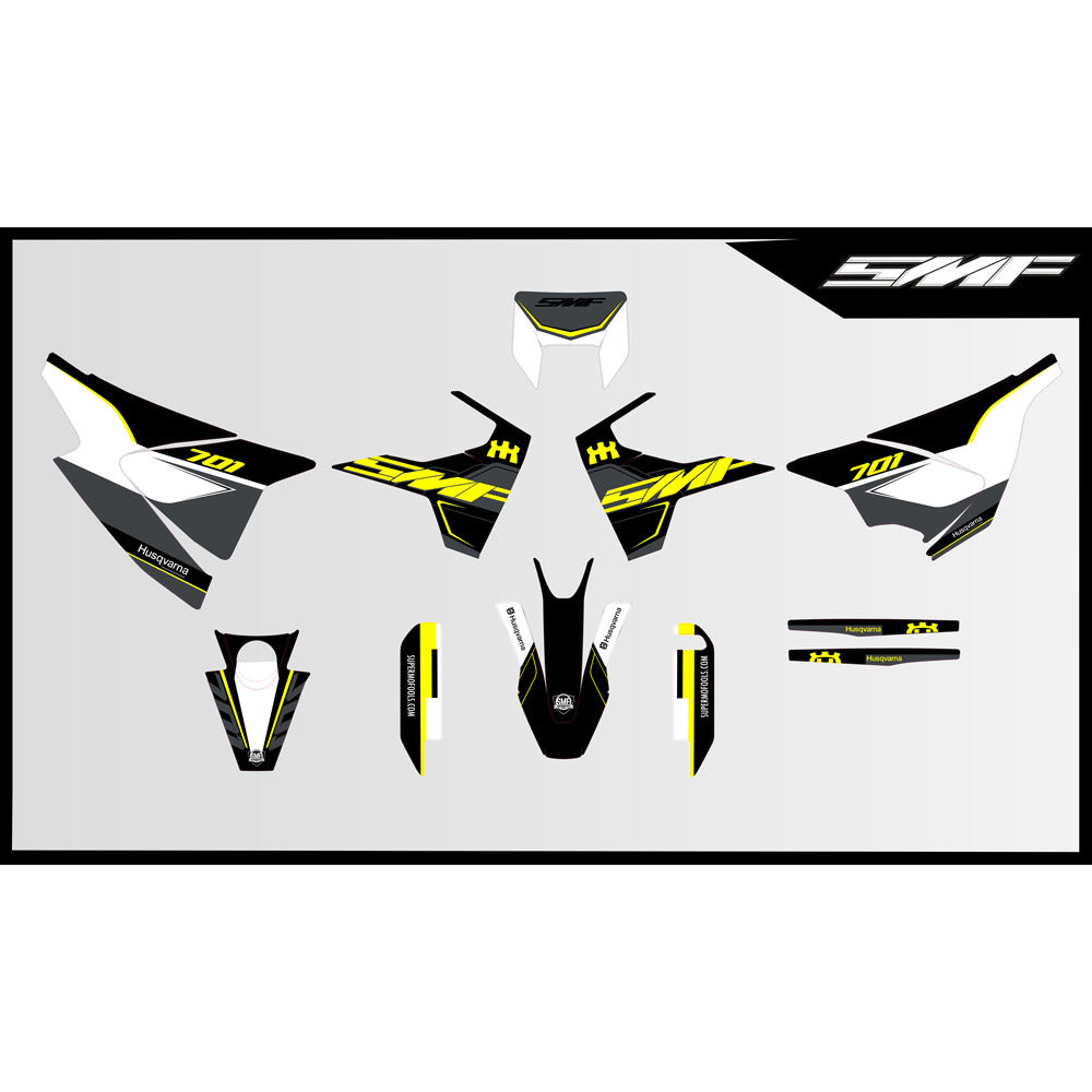 Husqvarna 701 - Graphics kit #1 – Supermofools