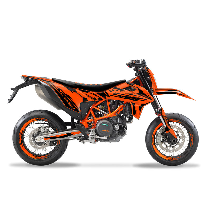 OEM Plastics Kit KTM SMC-R 690 19-2024 - Black – Supermofools