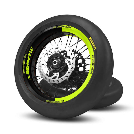 Fluo Wheel Decals - 50/50