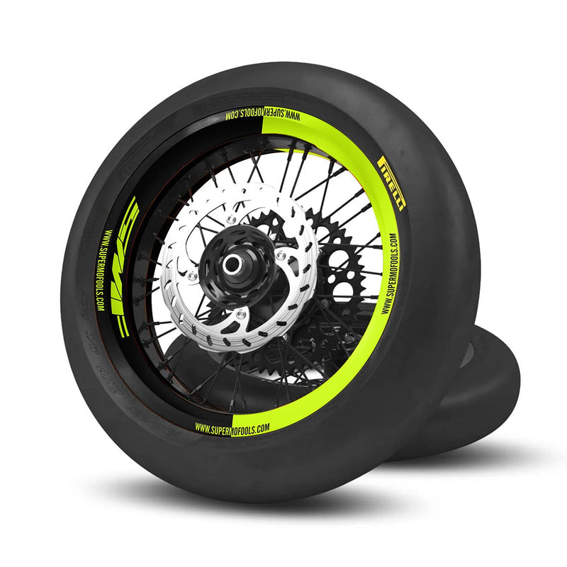 Fluo Wheel Decals - 50/50