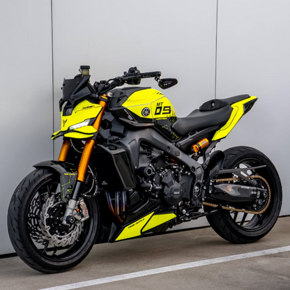 Yamaha MT-09 2024+ - Fluo Yellow Graphics kit