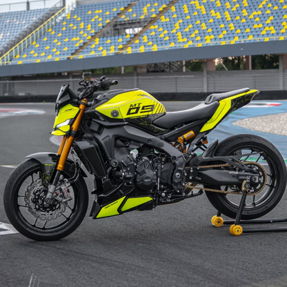 Yamaha MT-09 2024+ - Fluo Yellow Graphics kit