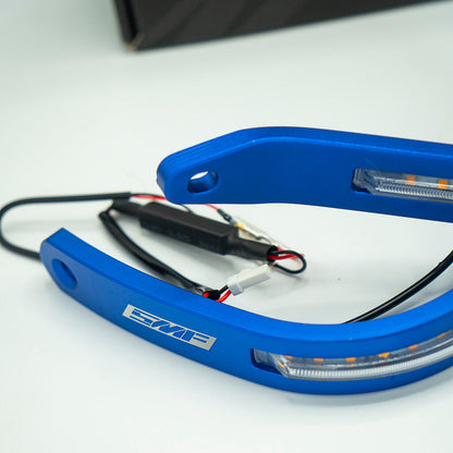 Handguards with integrated indicators