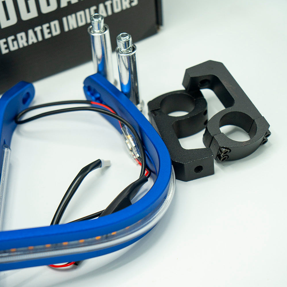 Handguards with integrated indicators