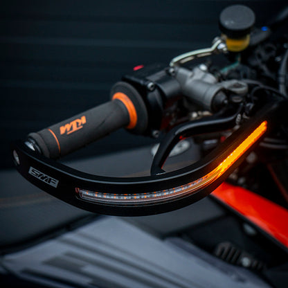 Handguards with integrated indicators